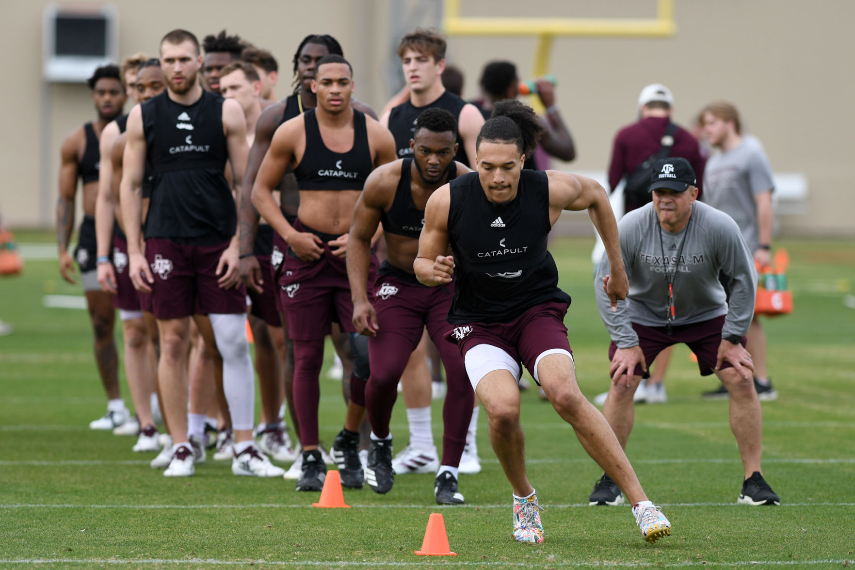 Texas A&M spring football drills